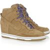 Nike Dunk Sky Hi Suede Wedge Sneakers in Brown (bamboo) - Lyst