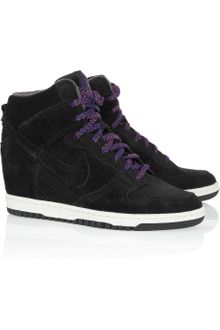 Nike Dunk Sky Hi Suede Wedge Sneakers - Lyst