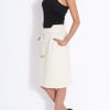 Preen Scuba Crepe Pencil Sue Skirt in White - Lyst