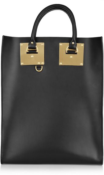 Sophie Hulme Leather Tote - Lyst