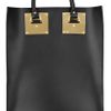 Sophie Hulme Leather Tote in Black - Lyst