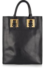 Sophie Hulme Buckle Leather Tote