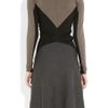 Stella Mccartney Tough Cuts Paneled Stretch Knit Dress in Gray - Lyst