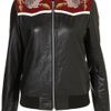 Topshop Woodland Bomber Jacket in Black - Lyst