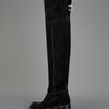 Gucci Tigh Length Boot in Black - Lyst