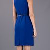 Michael Kors Belted Dress in Blue - Lyst