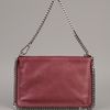 Stella Mccartney Chain Trimmed Clutch in Red (purple) - Lyst