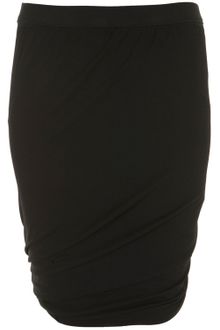 T By Alexander Wang  Draped Jersey Skirt - Lyst
