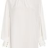 Temperley London Ravenna Bette Top in White (black) - Lyst