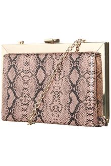 Topshop Snake Frame Bag - Lyst
