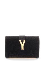 Yves Saint Laurent Quartz Glitter Cabas Chyc Box Clutch