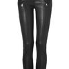 Balmain Black Low Rise Skinny Leather Pants in Black - Lyst