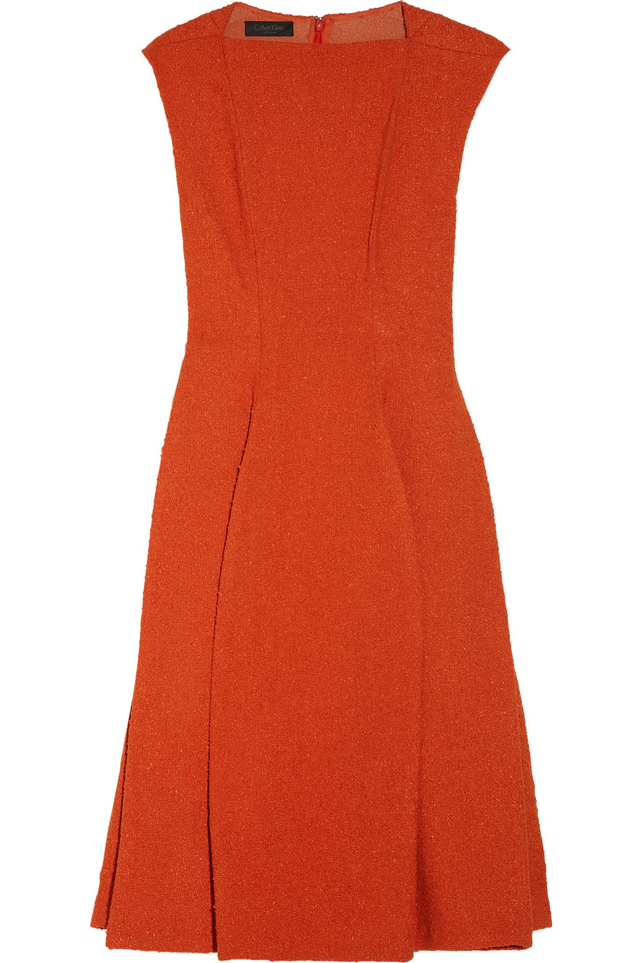 Calvin Klein Mauri Tweed Dress in Orange (poppy) Lyst