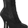 Dolce & Gabbana Lace Calf Boots in Black - Lyst