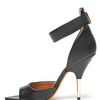 Givenchy Shark Lock Sandal in Black (gold) - Lyst