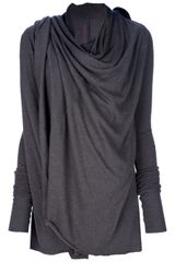 Rick Owens Draped Cardigan