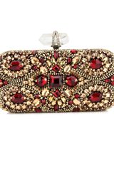 Marchesa Crystal Embroidered Clutch