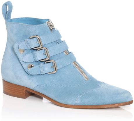 Tabitha Simmons Early Bootie in Blue (denim) - Lyst