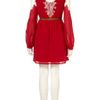 Topshop Lace Insert Dress By Rare in Red (oxblood) - Lyst