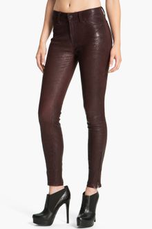 J Brand Lambskin Leather Pants - Lyst