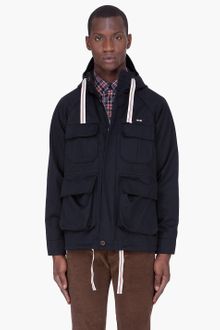 Maison Kitsuné  Hooded Wool Lined Parka - Lyst