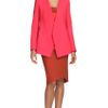 Narciso Rodriguez Azalea DoubleFace Cotton Jacket in Pink (azalea) - Lyst