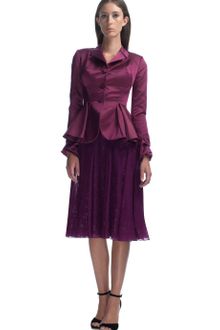 Zac Posen Deep Purple Structured Dinner Jacket - Lyst
