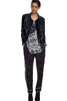 3.1 Phillip Lim Double Sided Foil Leather Tromp L'Oeil Layered Biker Jacket - Lyst
