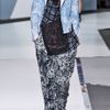 3.1 Phillip Lim Floral Relief Printed Corded Motorcycle Jacket in Floral (sky blue) - Lyst