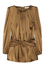 Burberry Stretch Silk Satin Top
