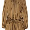 Burberry Stretch Silk Satin Top in Brown (mocha) - Lyst