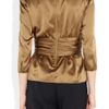 Burberry Stretch Silk Satin Top in Brown (mocha) - Lyst