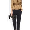 Burberry Stretch Silk Satin Top in Brown (mocha) - Lyst