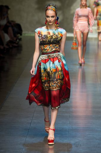 Dolce & Gabbana Spring 2013 Runway Look 3 - Lyst