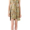 Matthew Williamson Brocade Cutout Dress in Gold (mint) - Lyst