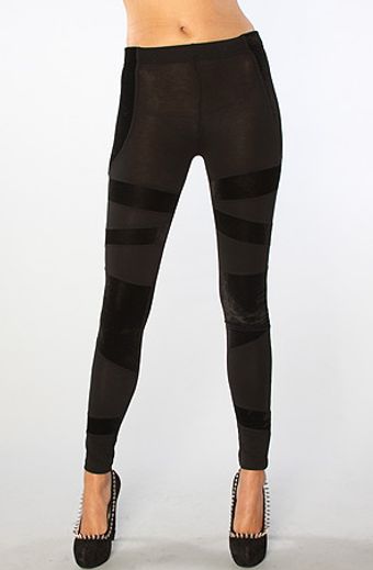 Mink Pink The Smooth Operator Panelled Leggings in Black - Lyst