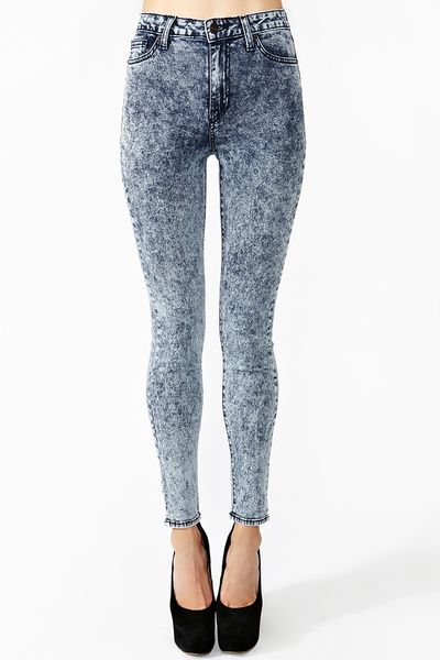 dark acid wash jeans