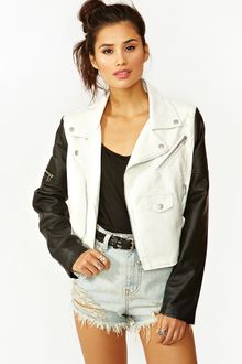 Nasty Gal Dark Side Moto Jacket - Lyst