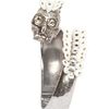 Alexander Mcqueen Punk Skull Bracelet in Silver - Lyst