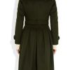 Burberry Wool and Cashmere Blend Trench Coat in Green (forest) - Lyst