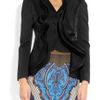 Etro Ruffle Paneled Textured Brocade Jacket in Black - Lyst