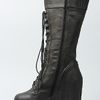 Jeffrey Campbell The Lautrec Hi Boot in Black Distressed in Black - Lyst