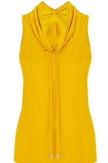 Karen Millen Cowl Neck Vest - Lyst