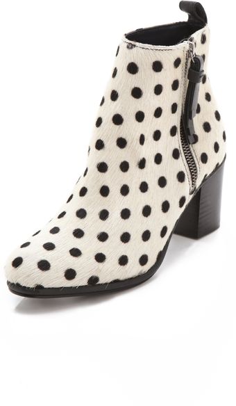 Opening Ceremony Shirley Polka Dot Haircalf Booties - Lyst