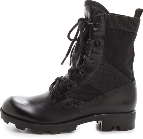 theory lace up boots