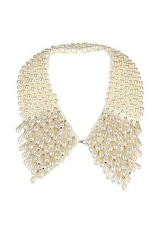 Topshop Mega Pearl Collar - Lyst