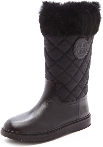 tory burch fur shoes
