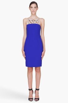 Versace Silk Cocktail Dress - Lyst