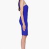 Versace Silk Cocktail Dress in Blue - Lyst