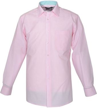 Double Two Plain Cotton Rich Formal Shirt - Lyst